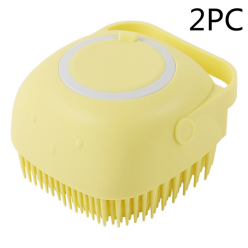 SudsPaw Silicone Bath Brush with Shampoo Dispenser - view 32