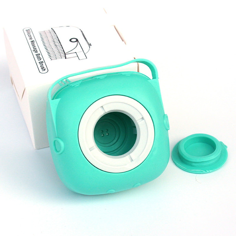 SudsPaw Silicone Bath Brush with Shampoo Dispenser - view 5