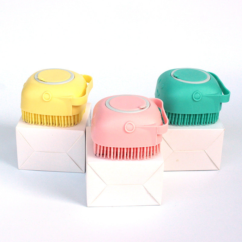 SudsPaw Silicone Bath Brush with Shampoo Dispenser - view 10